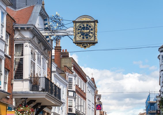 Guildford's clock tower