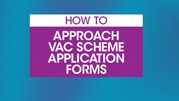 How to approach VAC scheme application forms