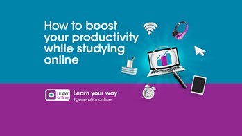 How to boost your productivity while studying online